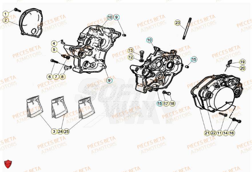 Carter BETA Pièces Beta RR 50 SPORT - 2023-2024
