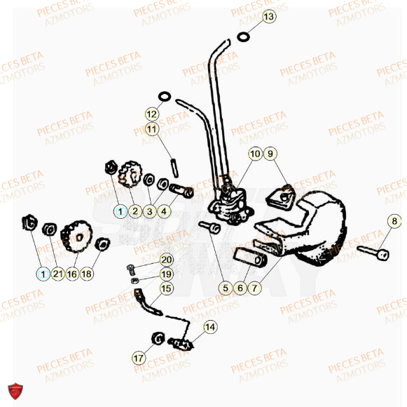 Pompe A Huile BETA Pièces Beta RR 50 SPORT - 2023-2024
