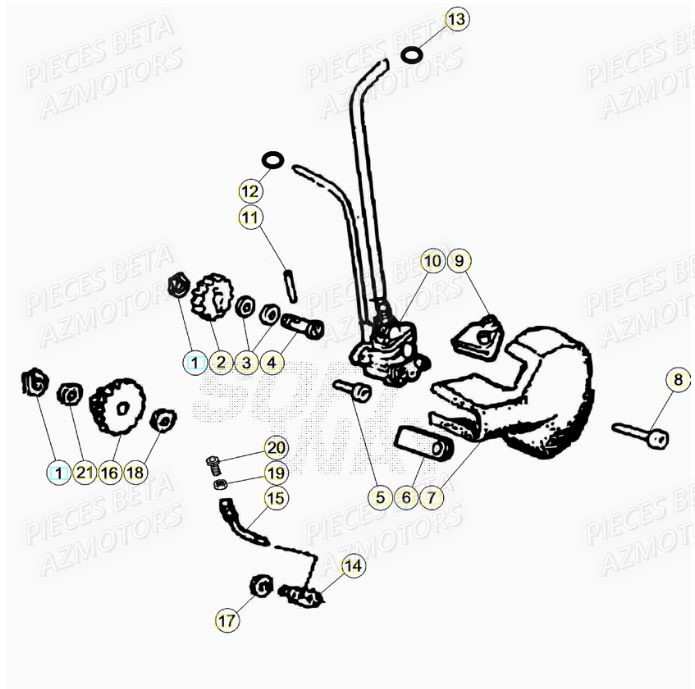 Pompe A Huile BETA Pièces Beta RR 50 STANDARD - 2021-2022