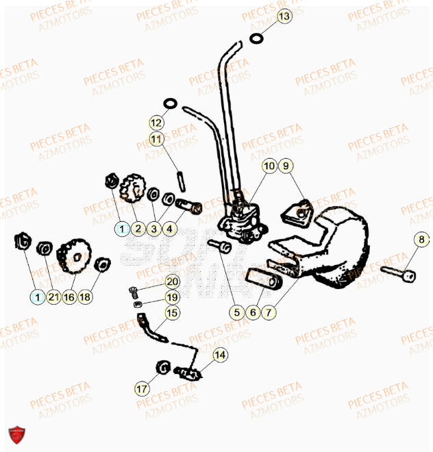 Pompe A Huile BETA Pièces Beta RR 50 STANDARD - 2023-2024