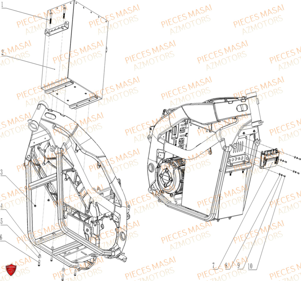 Batterie MASAI Pièces Moto RS1