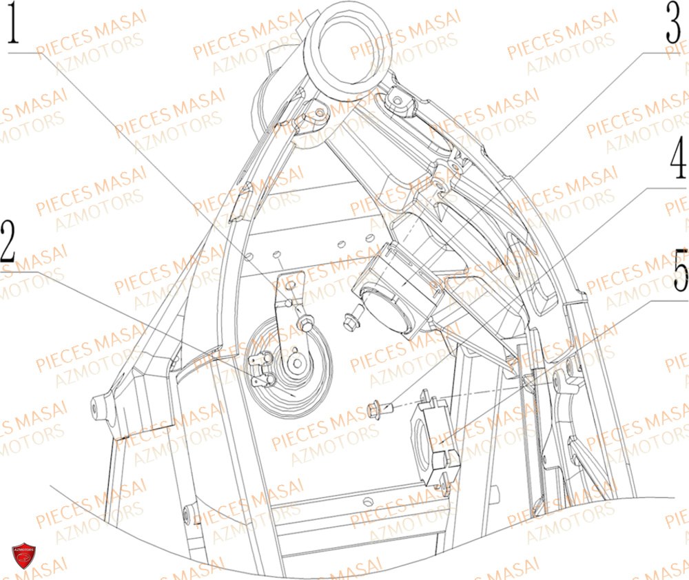 Composants Electroniques MASAI Pièces Moto RS1