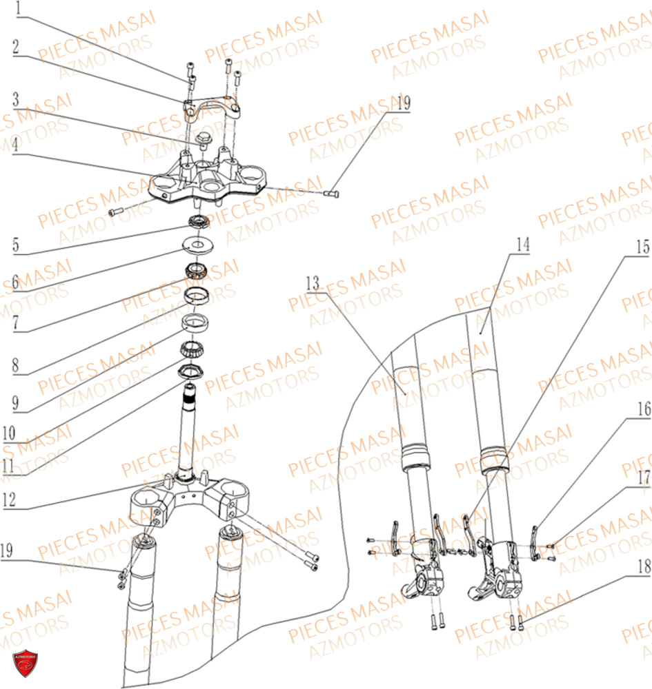 FOURCHE MASAI RS1