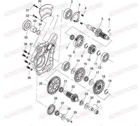 TRANSMISSION BOITE DE VITESSES AZMOTORS RS8