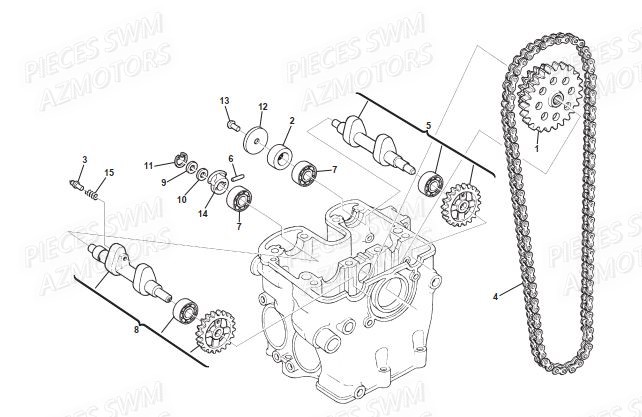 Distribution SWM Pieces SWM ENDURO RS 650R