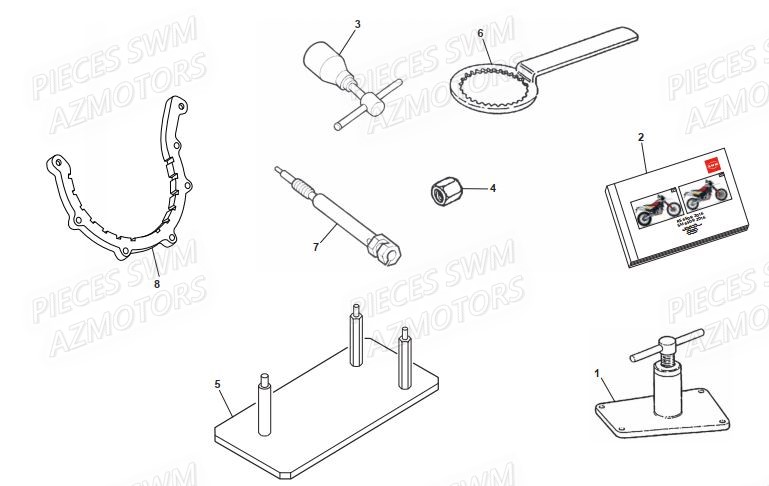 Outils SWM Pieces SWM ENDURO RS 650R