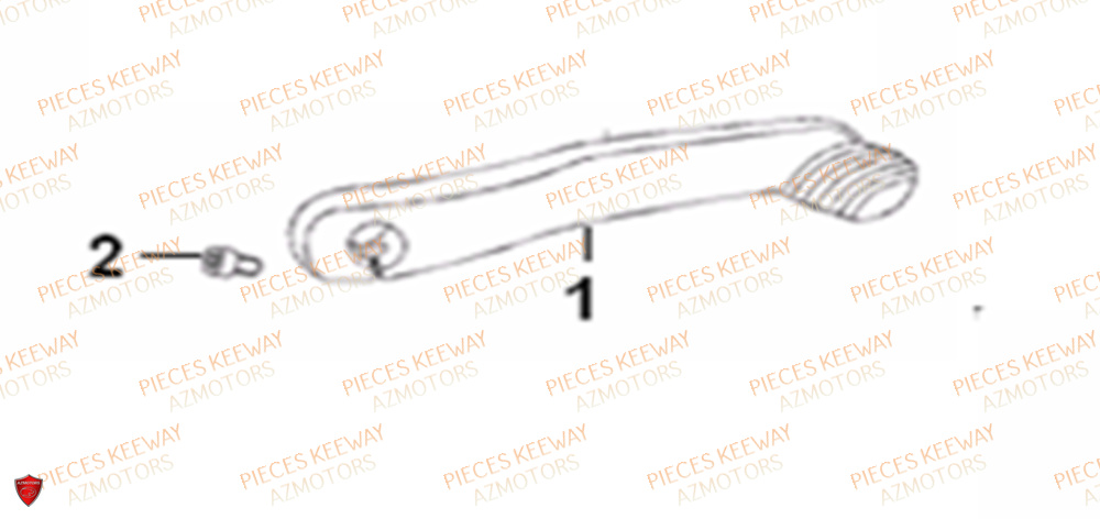 Kick  Pieces KEEWAY Origine RY6 50 2011-2016
