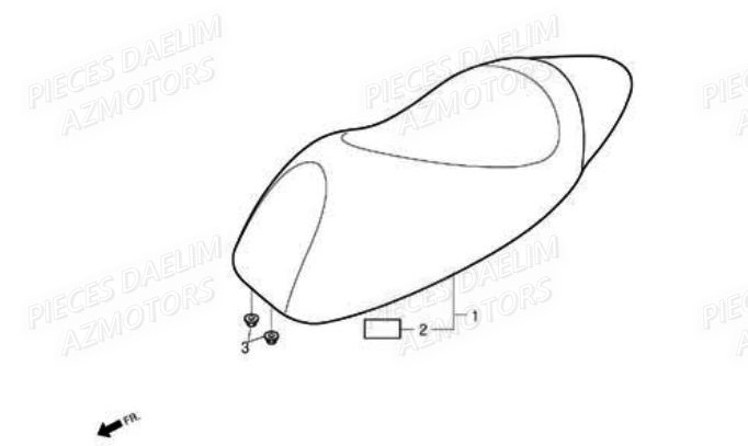 Selle DAELIM Pièces Scooter DAELIM S-FIVE 50cc 2T (2007)

