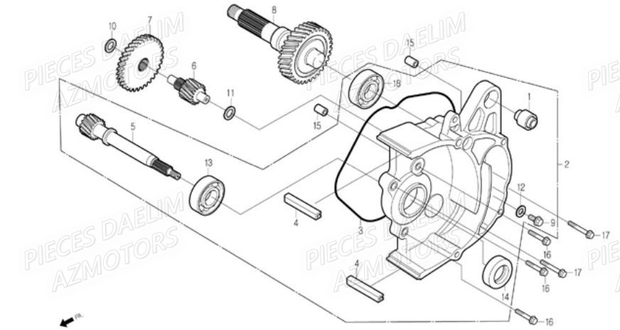 TRANSMISSION pour S-FIVE 2008