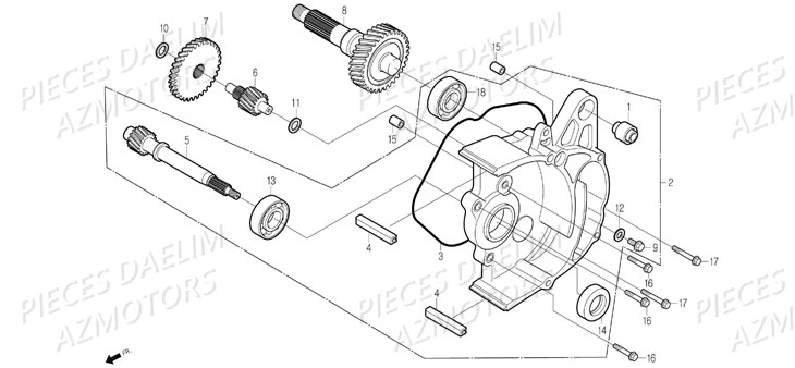 TRANSMISSION pour S-FIVE 2009