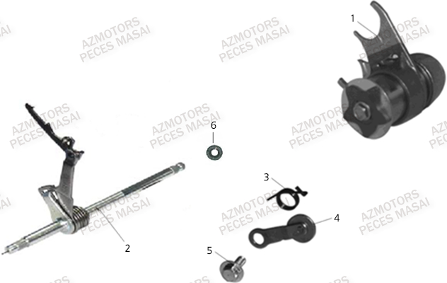 Barillet MASAI Pièces Quad S110