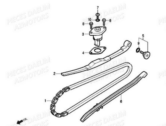 Distribution DAELIM Pieces Scooter DAELIM S1 Injection 125cc