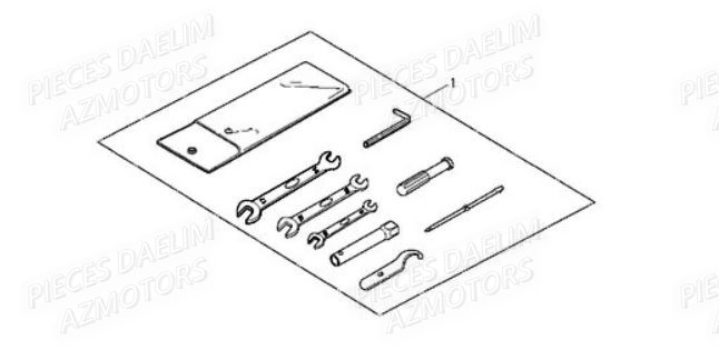 Outils DAELIM Pieces Scooter DAELIM S1 Injection 125cc