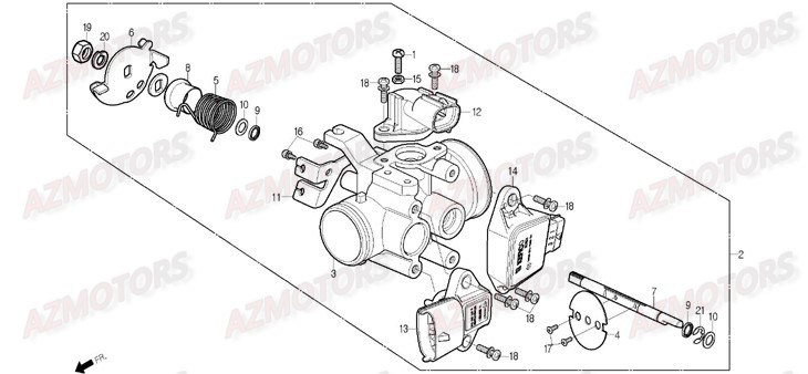 Admission DAELIM Pieces Scooter DAELIM S1 Injection 125cc (2009)