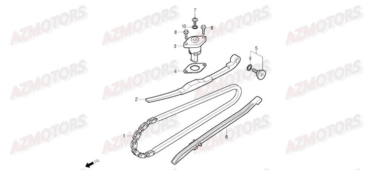 Distribution DAELIM Pieces Scooter DAELIM S1 Injection 125cc (2009)