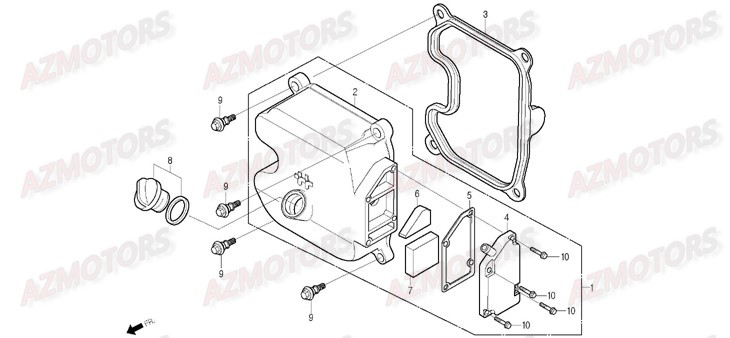 Element Filtrant DAELIM Pieces Scooter DAELIM S1 Injection 125cc (2009)