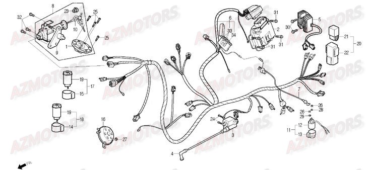 Equipement Electrique DAELIM Pieces Scooter DAELIM S1 Injection 125cc (2009)