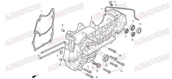 Hublot Huile DAELIM Pieces Scooter DAELIM S1 Injection 125cc (2009)