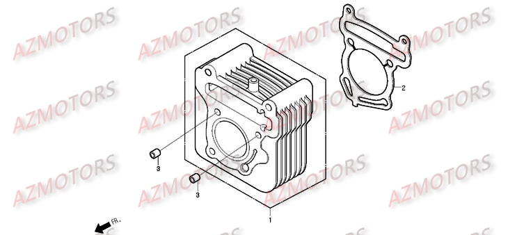 CYLINDRE pour S2 125 CARBU