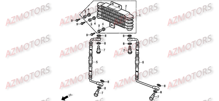 RADIATEUR DAELIM S2 125 CARBU