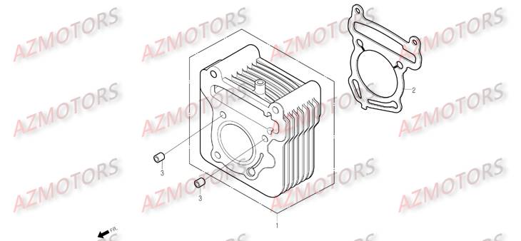 CYLINDRE pour S2 125 INJECTION 09