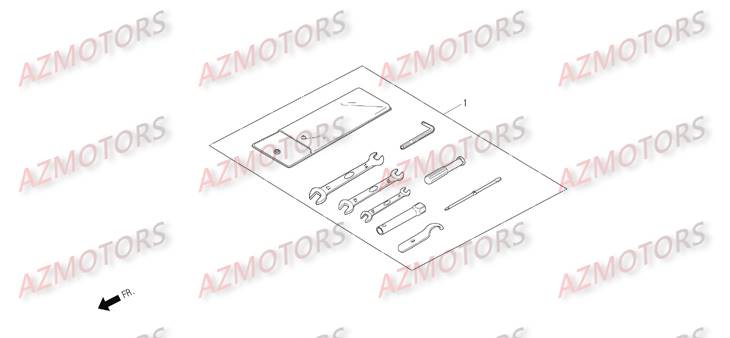 Trousse A Outils DAELIM Pièces Scooter DAELIM S2 Injection 125cc_2009
