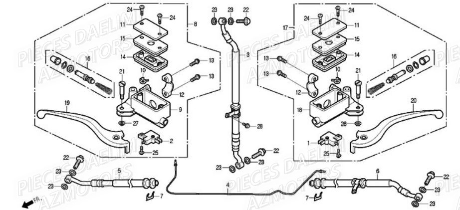 SYSTEME DE FREIN pour S2 250