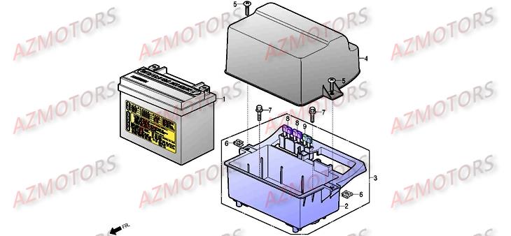 Batterie DAELIM Pièces Scooter DAELIM S300
