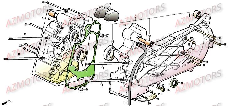 CARTER CENTRAL pour S300