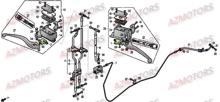 MAITRE CYLINDRE pour S300