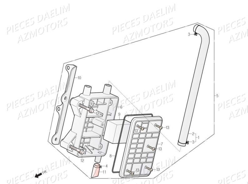 Reniflard D Huile DAELIM Pièces Scooter DAELIM S3 TOURING 125cc EURO4 "ABS"
