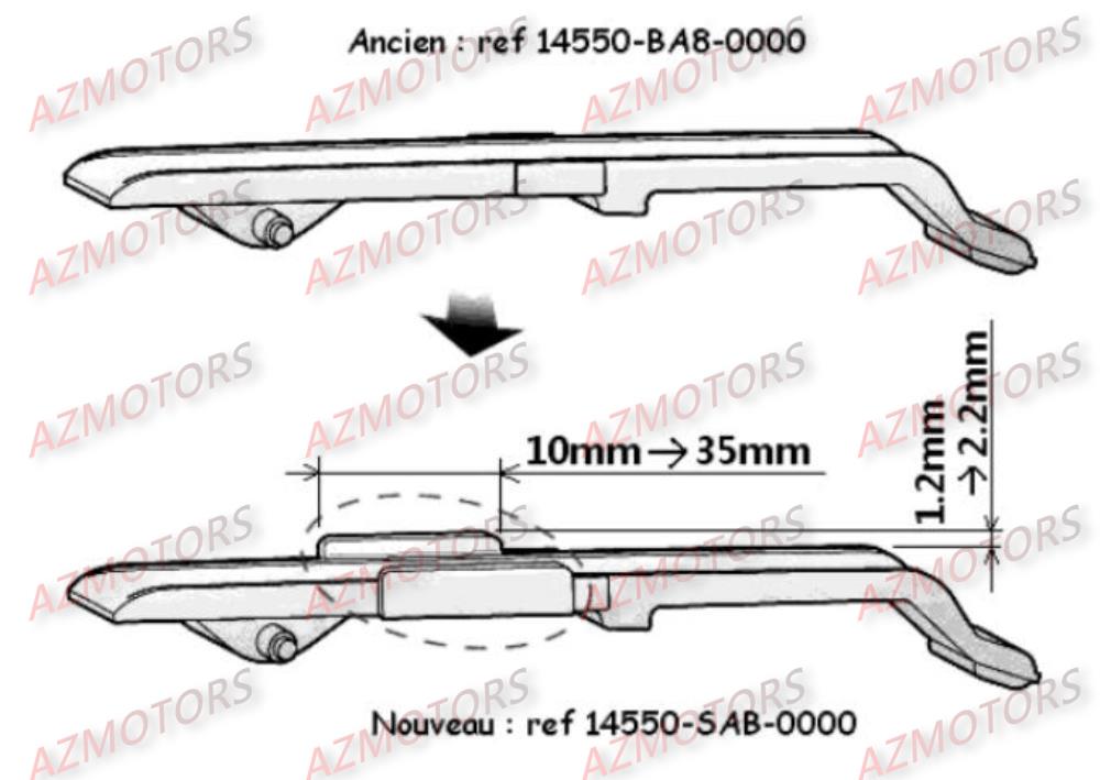 Guide Chaine Distribution DAELIM Pièces Scooter DAELIM S3 SPORTING 125cc
