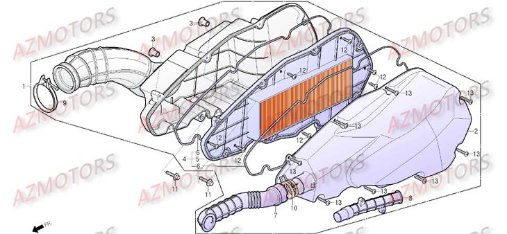 BOITE A AIR DAELIM S3 TOURING