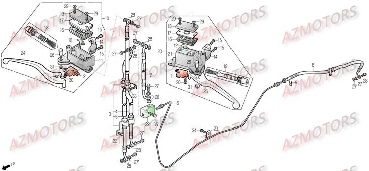 MAITRE CYLINDRE pour S3 TOURING