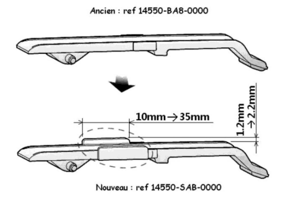 Guide Chaine Distribution DAELIM Pièces Scooter DAELIM S3 TOURING II 125cc
