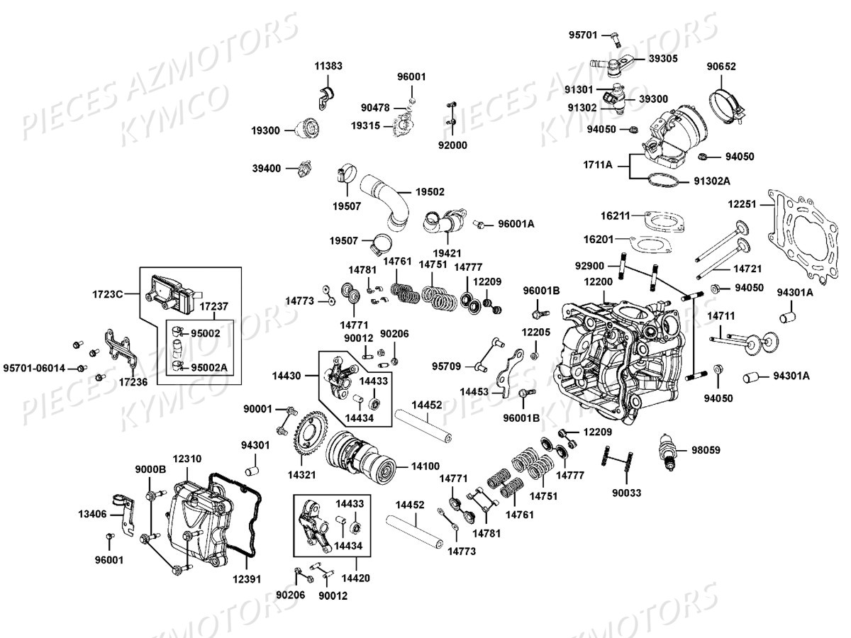 VIS REGLAGE JEU DE SOUPAPE (M05x20)