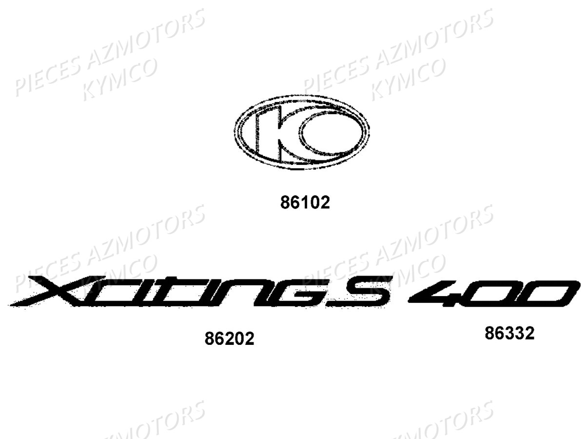 DECORS KYMCO S400I XCITING