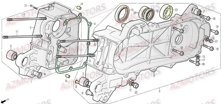 CARTER CENTRAL DAELIM S4 50CC