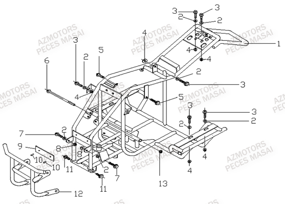 Chassis MASAI Pieces Quad S50 [2015]