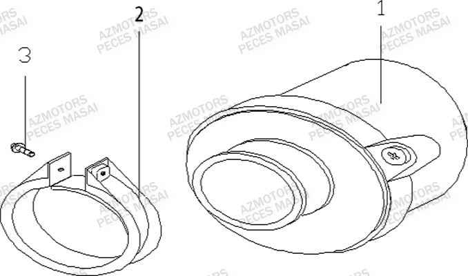 FILTRE A AIR AZMOTORS S50