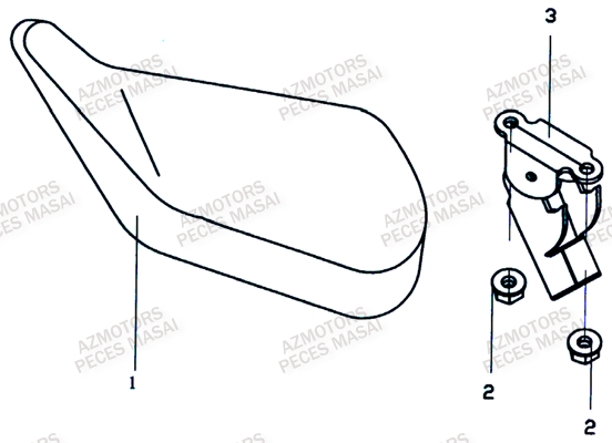 Selle MASAI Pieces Quad S50 [2015]