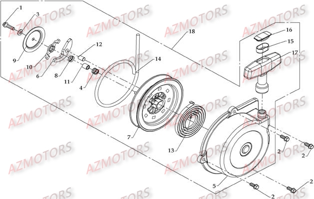 ENSEMBLE LANCEUR AZMOTORS S800