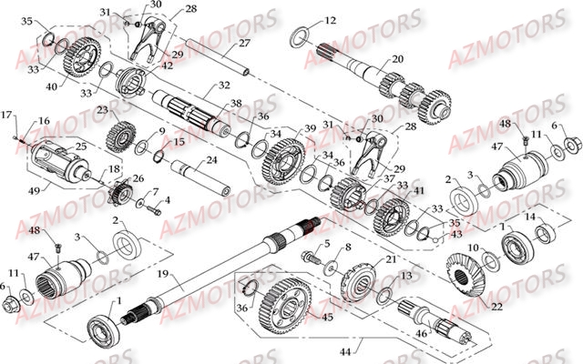 TRANSMISSION AZMOTORS S800I