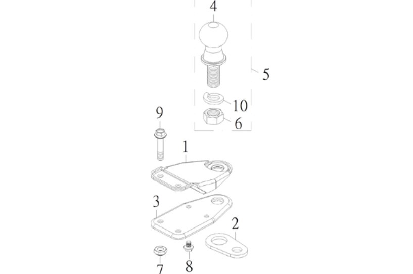 Attelage Accessoires MASAI Pieces S900 CROSSOVER