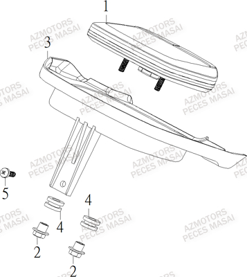 Compteur MASAI Pieces S900 CROSSOVER