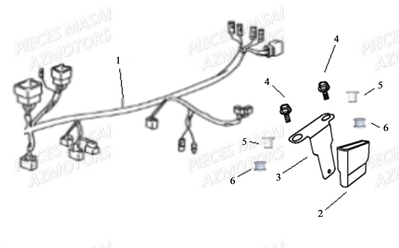 BOITIER_ECU MASAI Pièces Moto SCRAMBLER 125cc