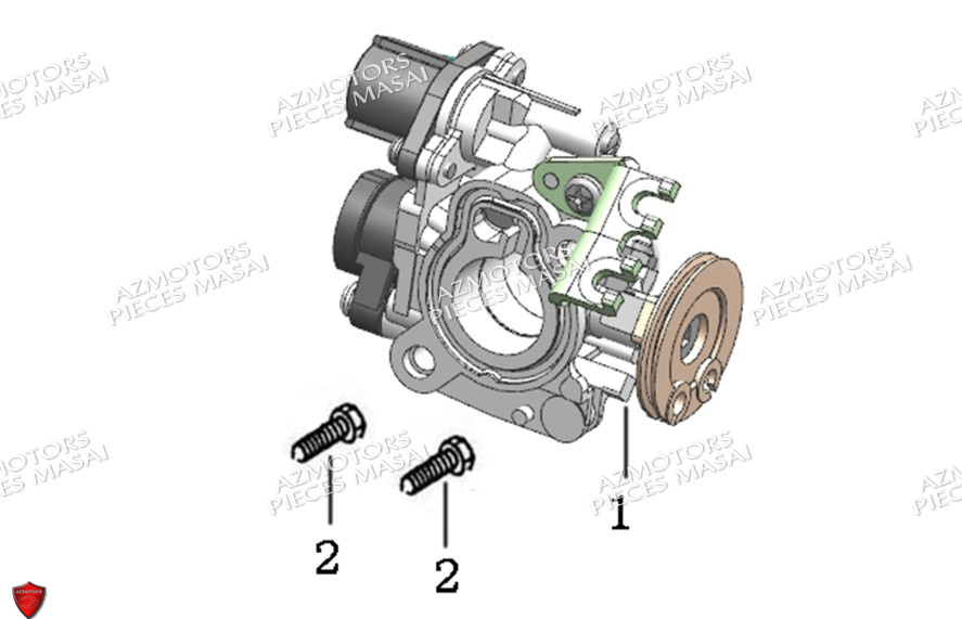 Debitmetre No Serie Xxxs12xxmu Xxs12xxnu MASAI Pièces Moto SCRAMBLER 125cc 2021