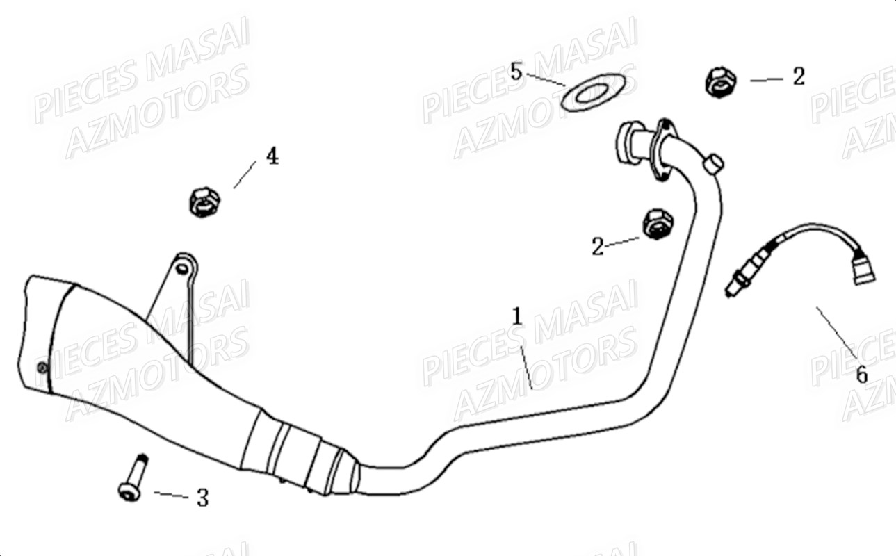 ECHAPPEMENT pour SCRAMBLER 125 2021
