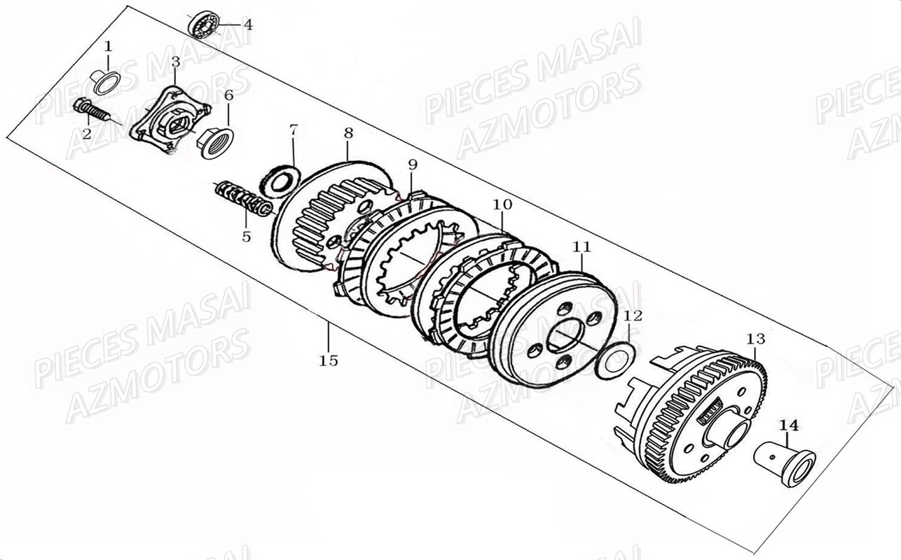 EMBRAYAGE pour SCRAMBLER 125 2021