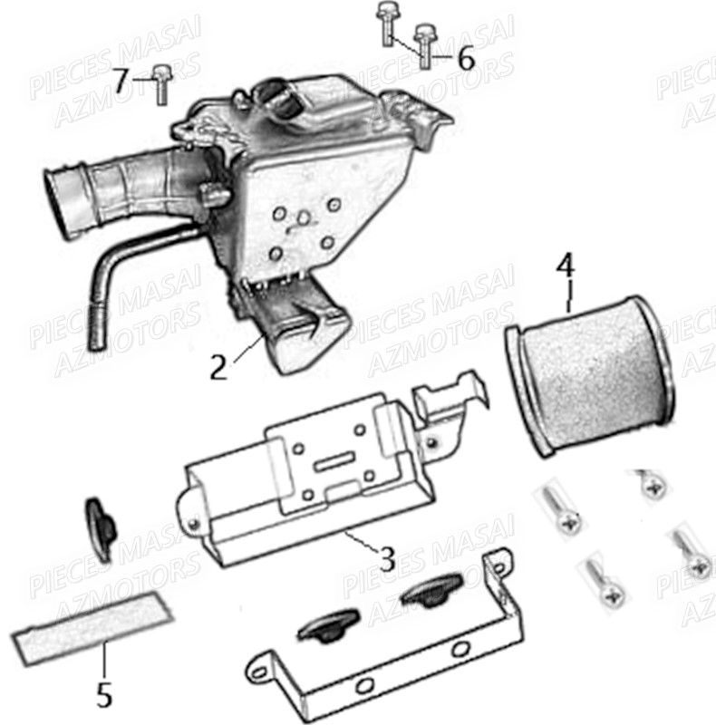 FILTRE A AIR pour SCRAMBLER 125 2021
